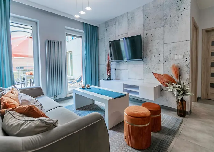 Riwiera Dla 2 Par I 2 Dzieci, 300 M Od Plazy 아파트 Władysławowo