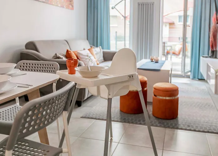 아파트 Riwiera Dla 2 Par I 2 Dzieci, 300 M Od Plazy Władysławowo